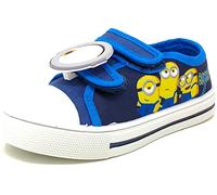 Kids Boys Girls Minions/Despicable Me Canvas Shoes Pumps Trainers (Numeric_10) Blue