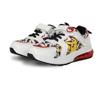 Kids Boys Pokemon Light-Up Trainers Official Licensed Pikachu Shoes with LED - Pokemon 29029 Trainers 12 UK CH White