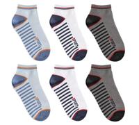 Kids Boys Seamless Trainer Socks Sports Low Cut Ankle Cotton Socks 6 Pairs | Durable Kids Trainer & Sports Socks, Seamless for Low Irritation, Soft & Comfortable, Plain & Printed Colours, No Show Socks
