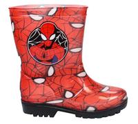 Kids Boys Spiderman Rain Boot Anti-Skid Rubber Wellies Officially Licensed Marvel Ice Grip Boots Lightweight Wellington Snow Boots Shoes Perfect for Everyday