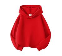 Kids Boys Sweatshirt Print Hooded Child Graphic Outfits Breathable, Lightweight Unisex Top Jacket Outdoor Activewear Uniform Ages 3-16 Years Red