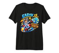 Kids Boys T-Shirts Space 'Earth is Somewhere Over There' Premium T-Shirt
