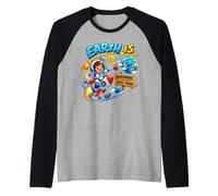 Kids Boys T-Shirts Space 'Earth is Somewhere Over There' Raglan Baseball Tee