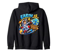 Kids Boys T-Shirts Space 'Earth is Somewhere over there' Zip Hoodie