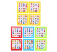 Kids Brain Teaser Puzzle - Sliding Number Letter Game, Intelligence Counting Block Toy Set for Learning Use | Compact Design Easy Movement System Bright Color Pattern Cognitive Training Tool Portabl