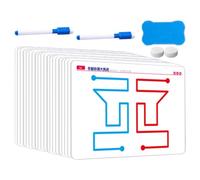 Kids Brain Training Cards, Hand-Eye Coordination Activity Set, 3 Levels