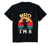Kids Bro I’m 8 Year Old Eight Eighth Party 8th Birthday Boy T-Shirt