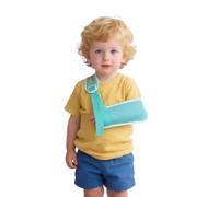 Kids Broken Arm Sling, Cushioned Shoulder Pad for Injury Support | Breathable mesh Adjustable Fits both left and right arms Thumb loop for extra stability Suitable for post-surgery recovery