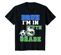 Kids Bruh I'm in 5th Grade Back to School Boys Fifth Grade Soccer T-Shirt