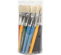 Kids Brushes, W: 15 mm, Flat, 30pcs