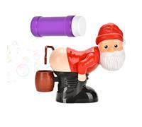 Kids Bubble Blower - Electric Santa Bubbles Machine, Fun Outdoor Toy, Easy Use Bubble Maker, Colorful Foam Bubbles | Portable Summer Pool Beach Yard Entertainment for Children Party Family Festival F