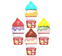 Kids Bubble - Giant Bubbles | Bubble Wand, 4 Pieces 150g, Ice Cream Shape Toy, Leak-Proof Blowing Bottles With Wand, Handheld Gift For Boys And Girls, Outdoor Garden, Yard, Beach And Birth