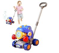Kids Bubble Lawn Mower Toy,Outdoor Gardening Toys - Dinosaur Entertainment Game Blower for Preschoolers Boy Girl Travel Age 3+ Home Playtime School