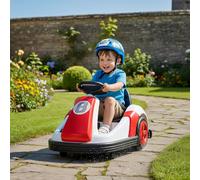 Kids Bumper Car with 360-Degree Rotation Spin, Horn for 3-8 Years Old AIYAPLAY Red 1 Seater