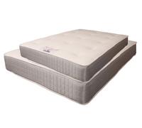 Kids Bunk Bed Bella Trio Sprung Tufted Mattress - Single & Small Double Knight Sleep Grey Small Double
