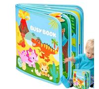 Kids Busy Toy, Interactive Book Busy Toy, Development Fine Motor Skills Training Activity Board Early Education for Home Preschoolers Travel Girl Bedroom Cradle Living Room