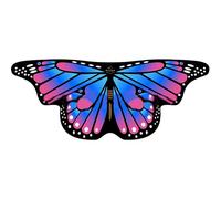 Kids Butterfly Wings Costume Cape for Dress-Up Parties, Halloween Cosplay & Birthday Themes | Adjustable Straps, Lightweight Fabric for Ages 3-12 | Fairy, Princess, Rainbow Wing