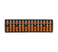 Kids Calculation Tool, Abacus Chinese Vintage Tool, Traditional Abacus, Plastic Abacus Arithmetic Children's Calculator, Chinese Calculator, Pearl Arithmetic Abacus Counting 15 Digits Tokaneit