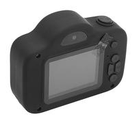 Kids Camcorder Toy Digital Video Camera for Kids Various Games Fun Play Dual Lens ABS Silicone Rechargeable 20MP Photo 2 Inch IPS Screen for Photography (Black)