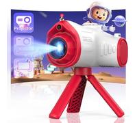 Kids Camera, Camera for Kids with Projector, Offers Projection, 48MP Photography, 1080p Video Recording, Kids Digital Camera Christmas Birthday Gifts for Boys Girls Age 3+ (Red)
