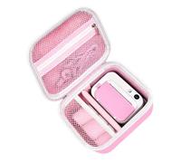 Kids Camera Case Compatible with ETIKEZ/Hangrui/HiMont/CalineGam/TIATUA | Compatible with MYSTILUCK/Manttely/GREENKINDER/Manttely/Luoba/Gofunly/Seckton Kid Camera Instant Print Storage Bag, Pink