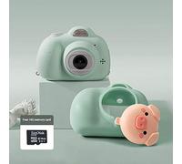 Kids Camera Child Digital Camera 3-12 Children'S Digital Camera, Portable Mini Slr, Children'S Day, Birthday Gifts-Green (Wifi Version + Gift Box)