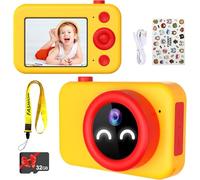 Kids Camera for Boys Girls - Dual Selfie Mini Children Camera Age 3 4 5 6 7 8 9 Year Old Kids Camcorder Christmas Birthday Gift