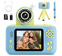 Kids Camera, HD 1080P Digital Camera with 32GB Memory Card and Selfie Function, Children's Camera Toy for Ages 3-9, Perfect Birthday for Toddler Girls