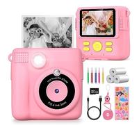 Kids Camera Instant Print,1080P Digital Instant Camera for Kids, 32GB