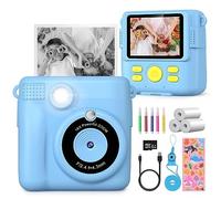 Kids Camera Instant Print,1080P Digital Instant Camera for Kids, 32GB