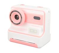 Kids Camera Instant Print, 2.4 Inch IPS Screen 1080P HD 48MP Photo Instant Camera for Kids, 16X Digital Zoom Kids Digital Camera Dual Lens, Toddler Camera, (Pink)