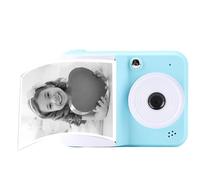 Kids Camera Instant Print, 2.4 Inch Screen Kids Instant Cameras Print Photos, 48MP UHD Digital Camera with Print Paper, Christmas Birthday Gifts for Girls Boys Age 3-12 (Blue)