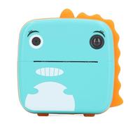 Kids Camera Instant Print, Selfie Cartoon High Definition Instant Print Camera Small Electronic for Daily Life (Green)