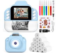 Kids Camera Instant Printing, - 2.4" HD 1080P - with 32GB SD card, 10 rolls of paper, pendant. Camera for kids and girls
