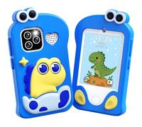 Kids Camera, Kids Phone Learning Toy Phone, Kids Digital Camera with Dual Camera, 2.8" Touchscreen, MP3 Player, 32GB Card, Toddler Dinosaur Phone Christmas Birthday Gift for Girls Boys Age 3 4 5 6 7