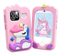 Kids Camera, Kids Smart Phone Learning Toy Phone, Kids Digital Camera with Dual Camera, 2.8" Touchscreen, MP3 Player, 32GB Card, Toddler Christmas Birthday Gift for Girls Boys Age 3 4 5 6 7