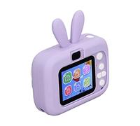 Kids Camera, Rounded Corners USB Charging Autofocus Kids Selfie Camera 4 Filter Effects 20MP Outdoor Use (Purple)