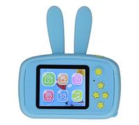 Kids Camera Toy 2in 1200W HD Digital Photo Video Recorder Present with Games for Children (Blue)