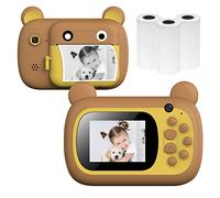Kids Camera with 24Mp Instant Print AI Tech 1200mAh Battery USB Charge Clear Moment Record Multi-scene Selections Easily Export Photos ABS & Silicon gel Material 2.4in LCD