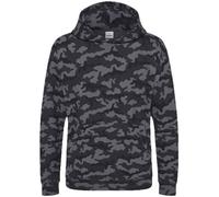 Kids Camo Hoodie Boy Girls Hooded Sweatshirt Jumper by Just Hoods