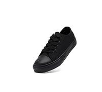 Kids Canvas Shoes Little Kid Boys and Girls Sneakers Sneakers for Kids Fashion Sneakers Tennis Shoes Kids Sneakers Kids Shoes Little Girl Shoes Slip on Sneakers, All Black, 19.0 cm