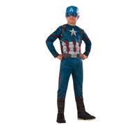 Kids Captain America Civil War Costume Marvel Size Large Halloween Avengers
