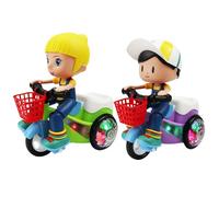 Kids Car Toy,Rotating Action Motorcycle Toys - 360 Degree Rotating Cool Lights Musical Dynamic Music Game for Travel School Boy Home Playtime Preschoolers Home Girl