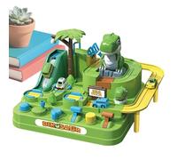 Kids Car Track,Dinosaur Train Sliding Game | Christmas Adventure Theme Dinosaur Race Track,for Kids, Kindergarten, Birthday, Home, School, Floor, Playroom