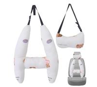Kids Car Travel Pillow, H-shape Kids Travel Pillow Car Seat Belt Cushion | Car Sleeping Long Journeys Pillows for the Back Seat Adults and Children, The Body and Head Kid Baby Neck Pillow for Car