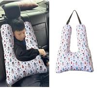 Kids Car Travel Pillow Rest Car Seat Belt Cushion Head Neck Support Pillow Car Sleeping Head Support Headrest Pillow Universal Seat Belt Pads for Adults Children Travelling Sleeping Airplane Pillow