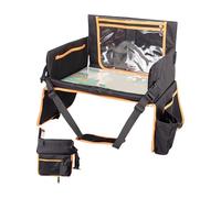 Kids Car Tray - Carseat Table Tray for Kids Travel Activities | Desk Organizer Lap Table Stand Holder for Tablet Laptop Cup Snack Baby Toddler Airplane Bed Carseat
