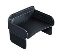 Kids Car Tray - PU Leather Travel Trays for Airplanes | Lap Holder Table and Tablet Stand for Cars Seat, Baby Snack Cup Stand, Bed, Road Trip, Toddler, Trave and Airplane Use