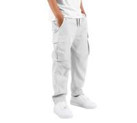 Kids Cargo Pants with Multiple Pockets Unisex Boys Girls Outdoor Casual Trousers Comfy for Play Sports and Daily Wear Ages 4-15 Years Multiple Colours