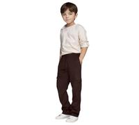 Kids Cargo Trousers Boys Elastic Waist Winter Combat Baggy Pants Teenager Boys Age 3-14 Years Comfy Stretchy Vacation Casual Workout Sports Fashion Sweatpants (Brown, 150)